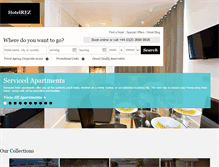 Tablet Screenshot of hotelrez.co.uk